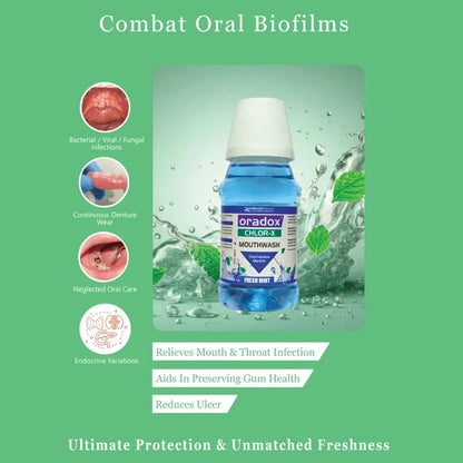 Oradox Effervescent Mouthwash Tabs